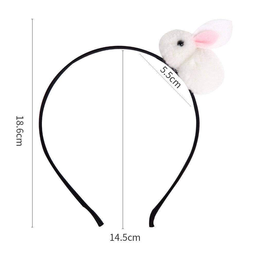 （Pre Order）Girls Easter Fluffy Bunny Headband