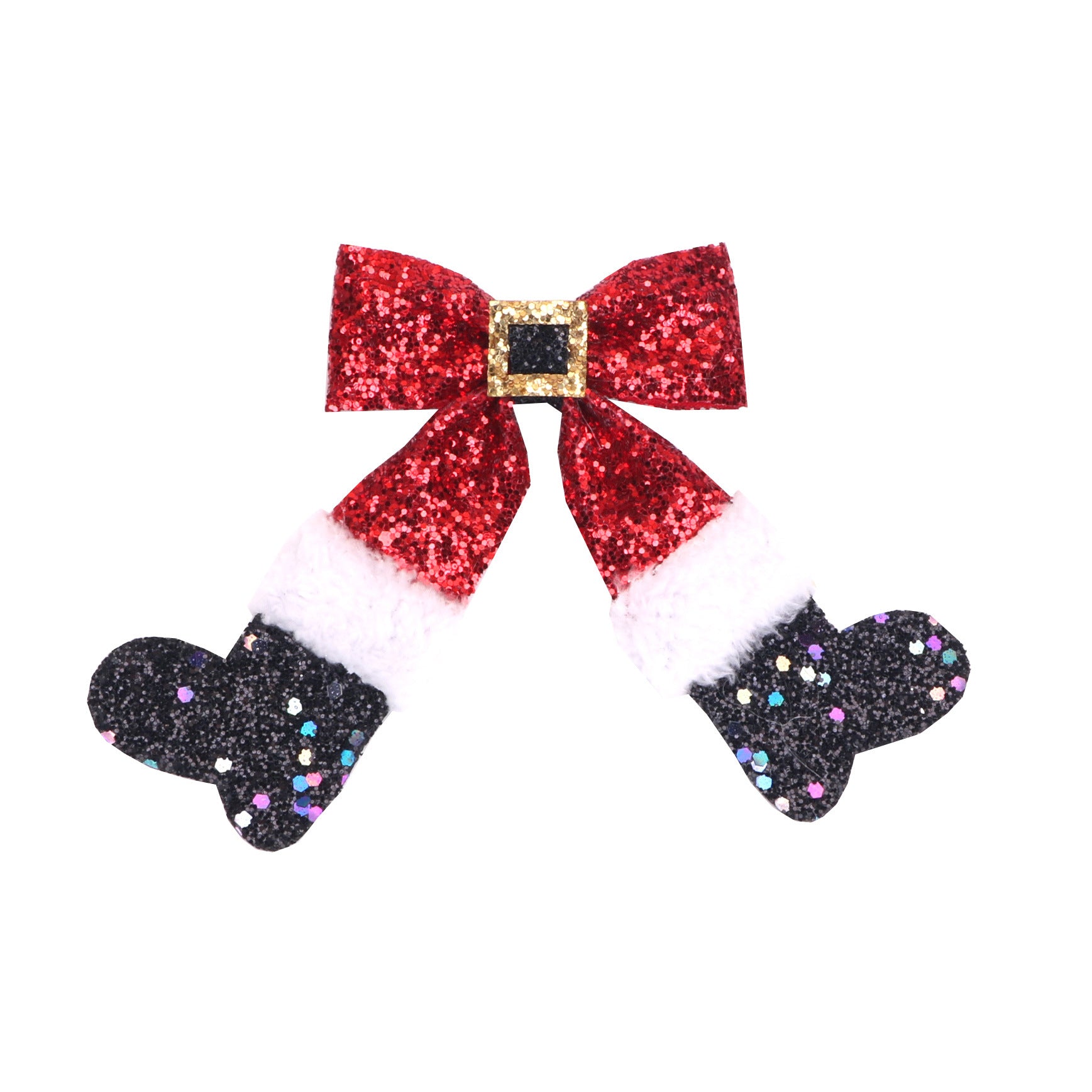 （Pre Order）Girls Christmas Bow Hair Clip