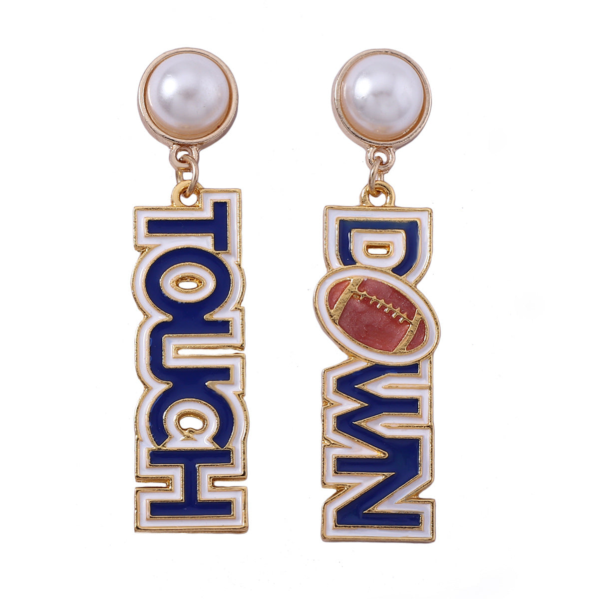 （Pre Order）Football TOUCH DOWN Pearl Earring