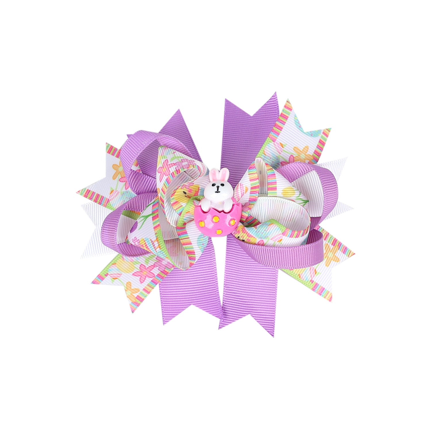 （Pre Order）Girls Easter Bunny Bow Hair Clip