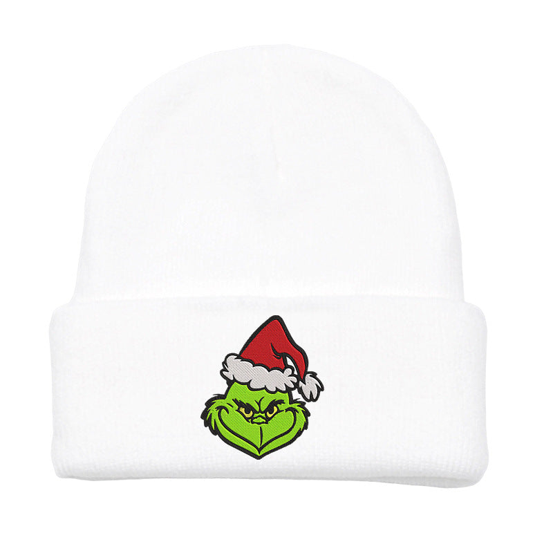 （Pre Order）Adults Christmas Embroidered Knitted Hat