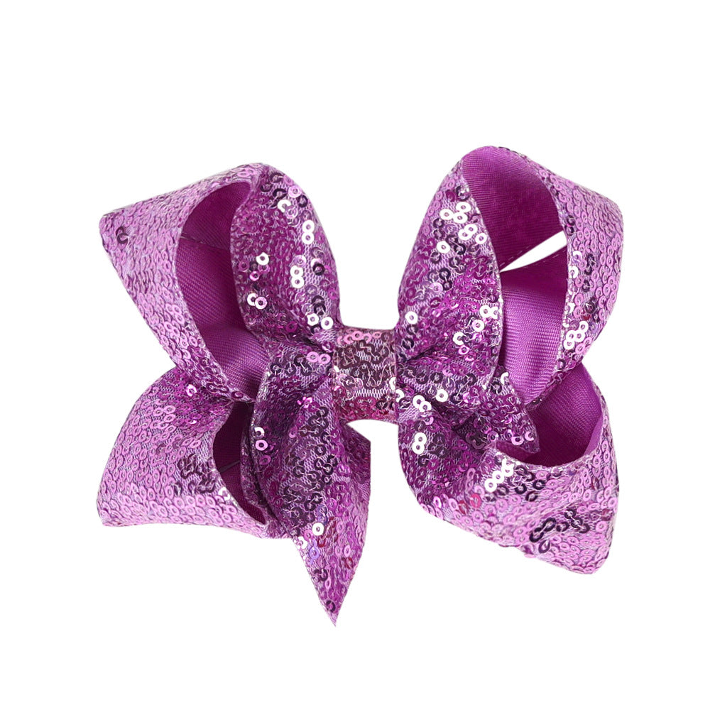 （Pre Order）Girls Sequin Bow Hair Clip