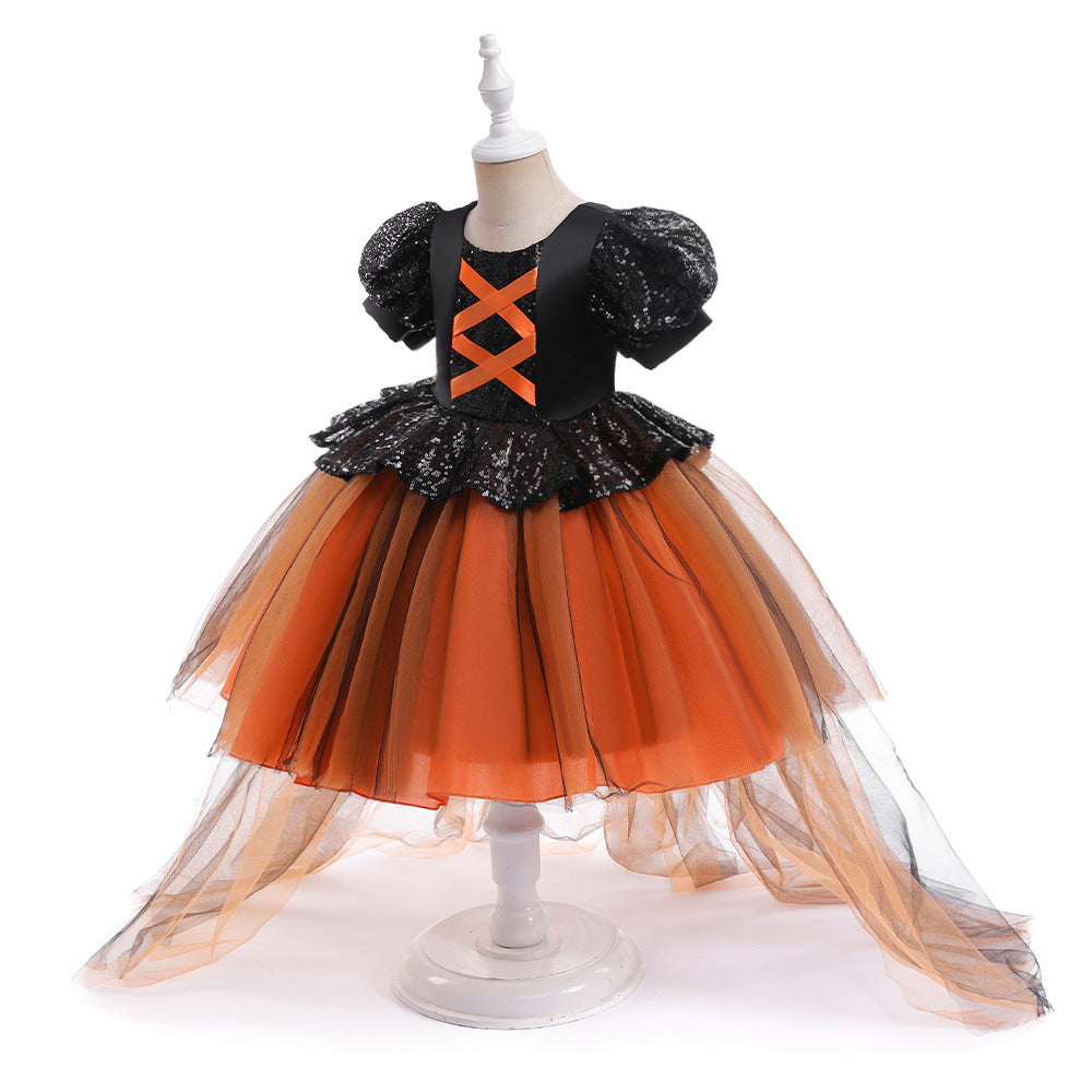 （Pre Order）Girls Halloween Costumes Tulle Dress