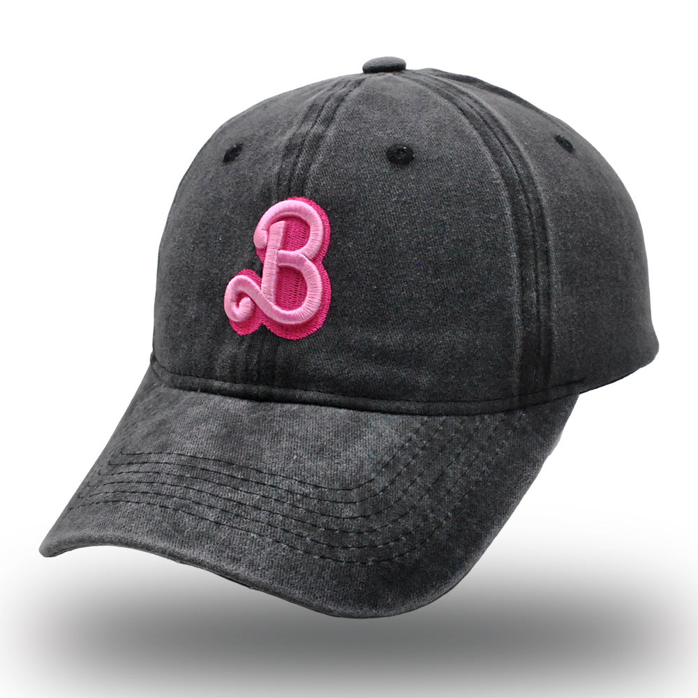 （Pre Order）Adults B letter Embroidered Cap