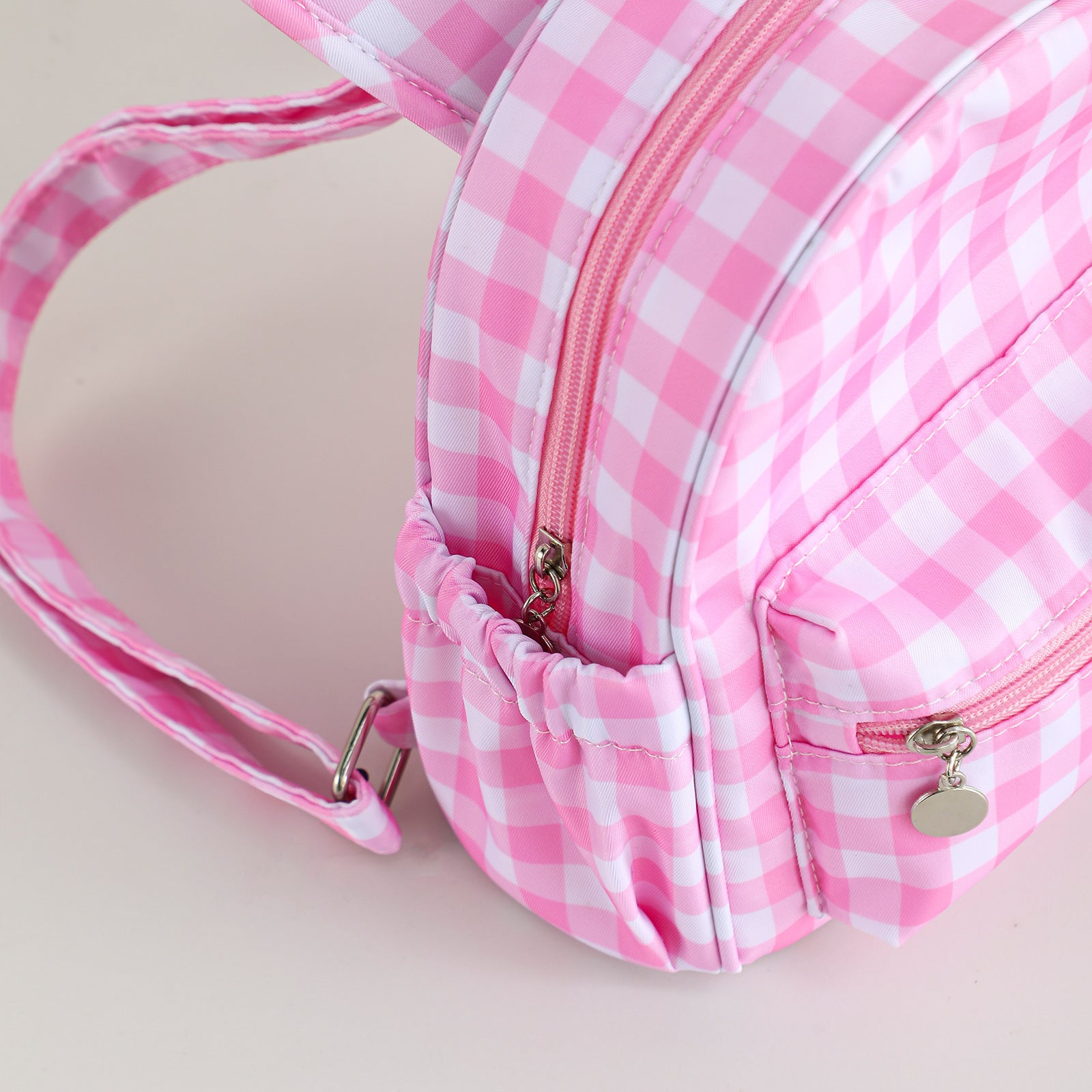 （Pre Order）Kids Easter Bunny Plaid Backpack