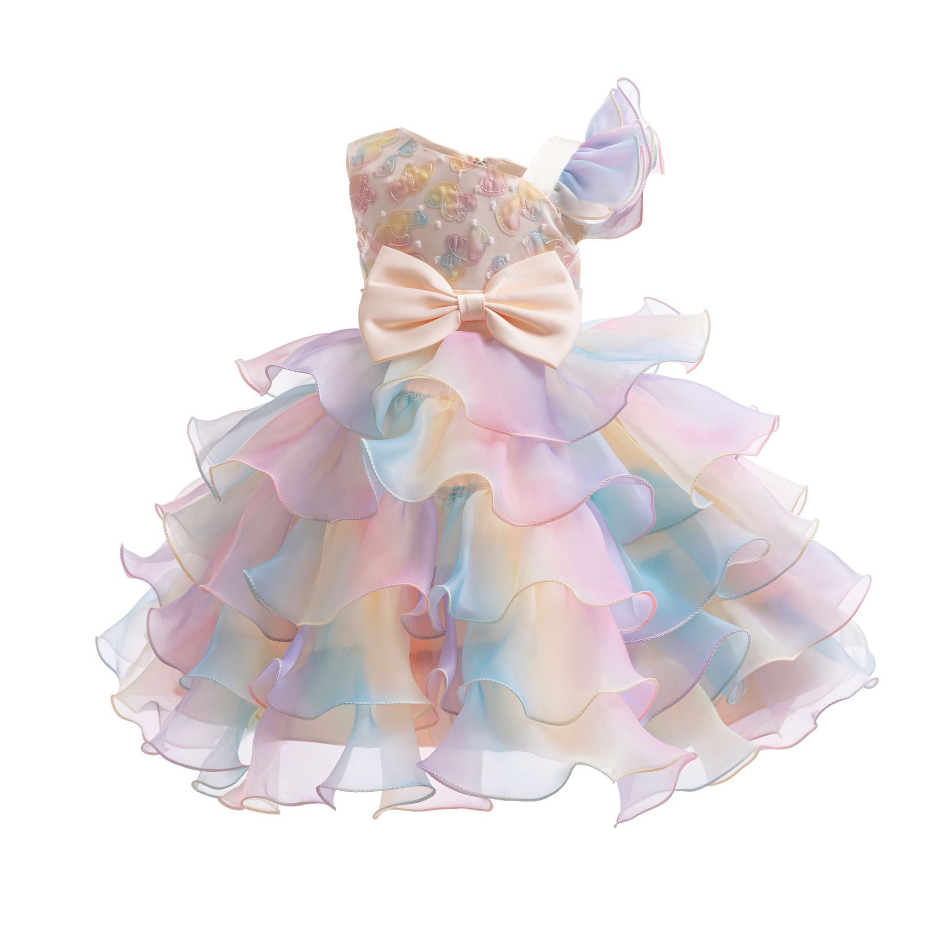 （Pre Order）Girls Easter Bow-tie Fluffy Dress