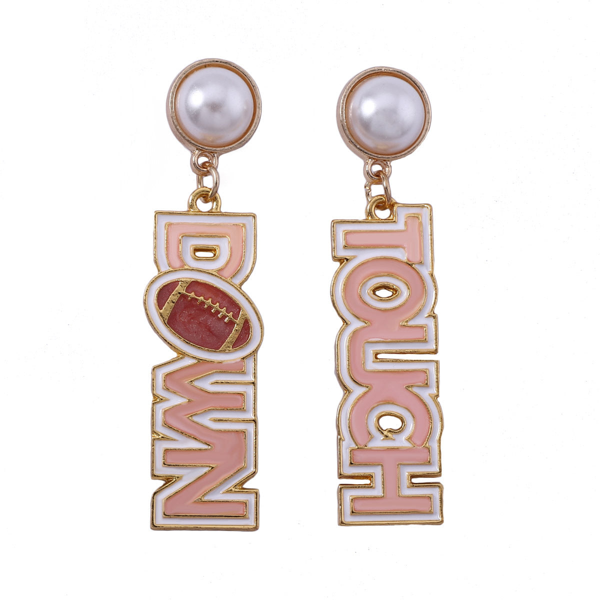 （Pre Order）Football TOUCH DOWN Pearl Earring