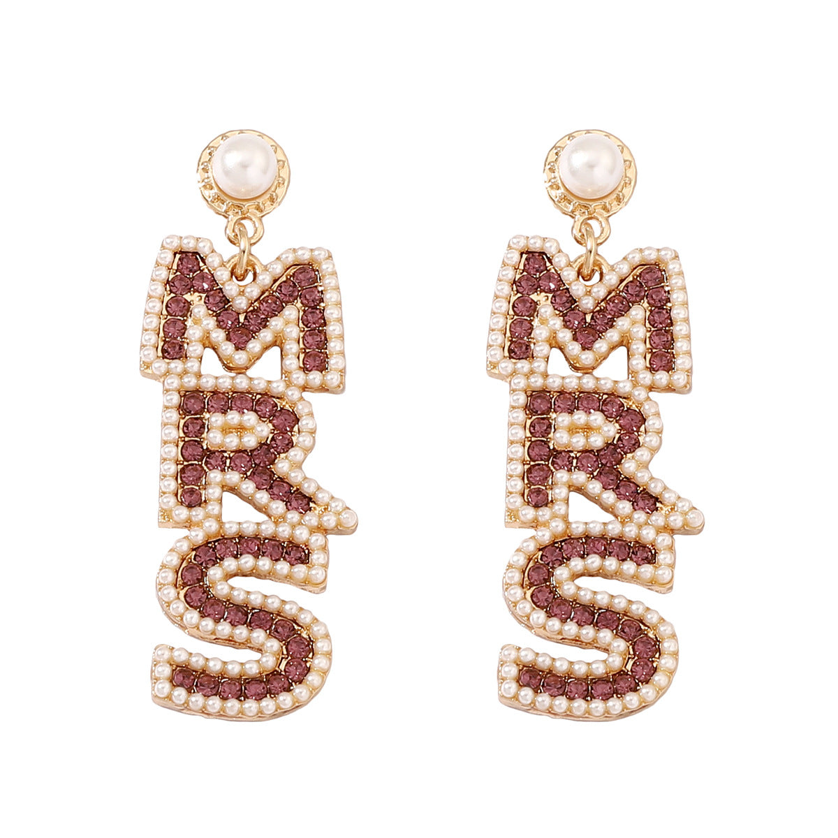 （Pre Order）Stylish MRS Matching Gem Earring