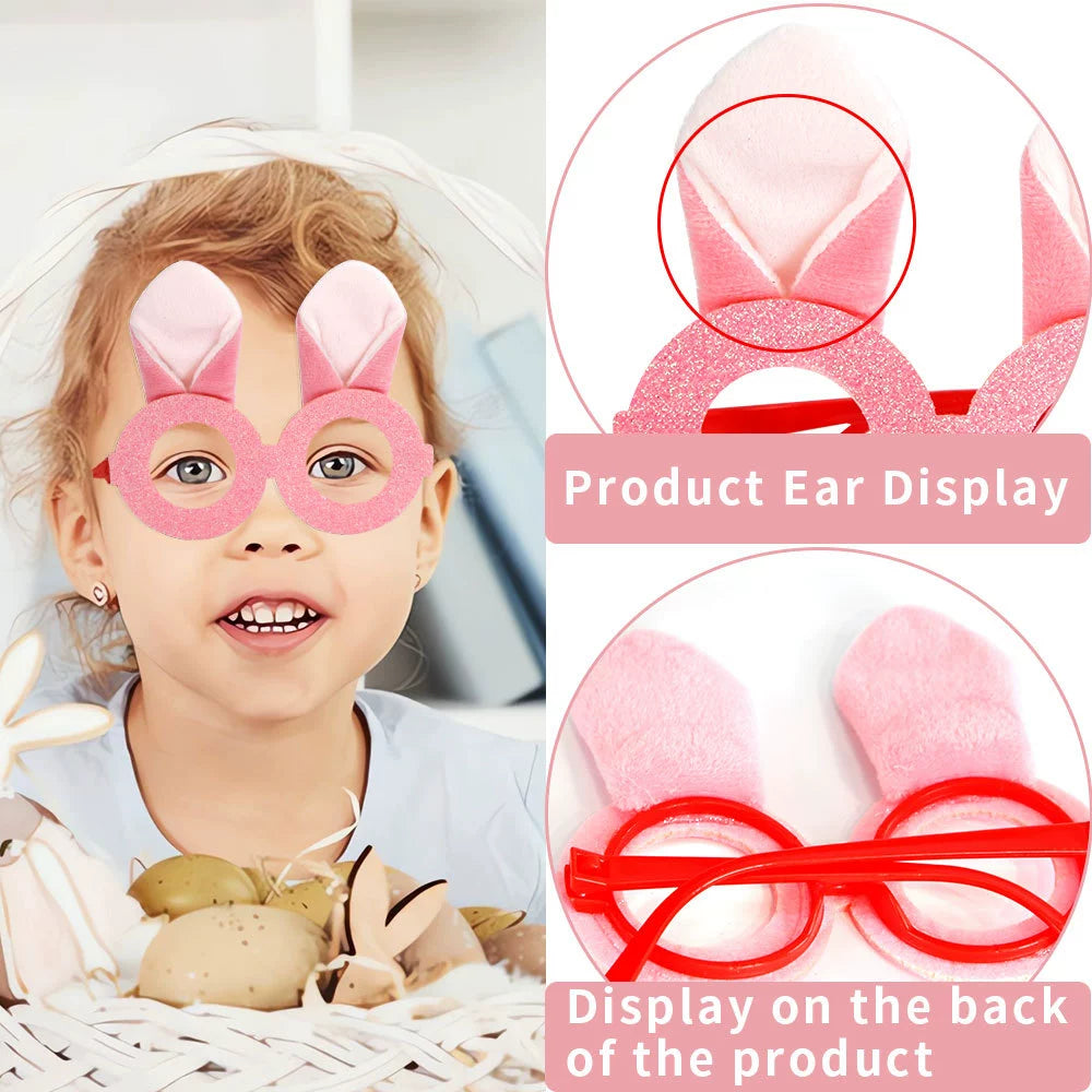 （Pre Order）Kids Easter Bunny Shaped Glasses