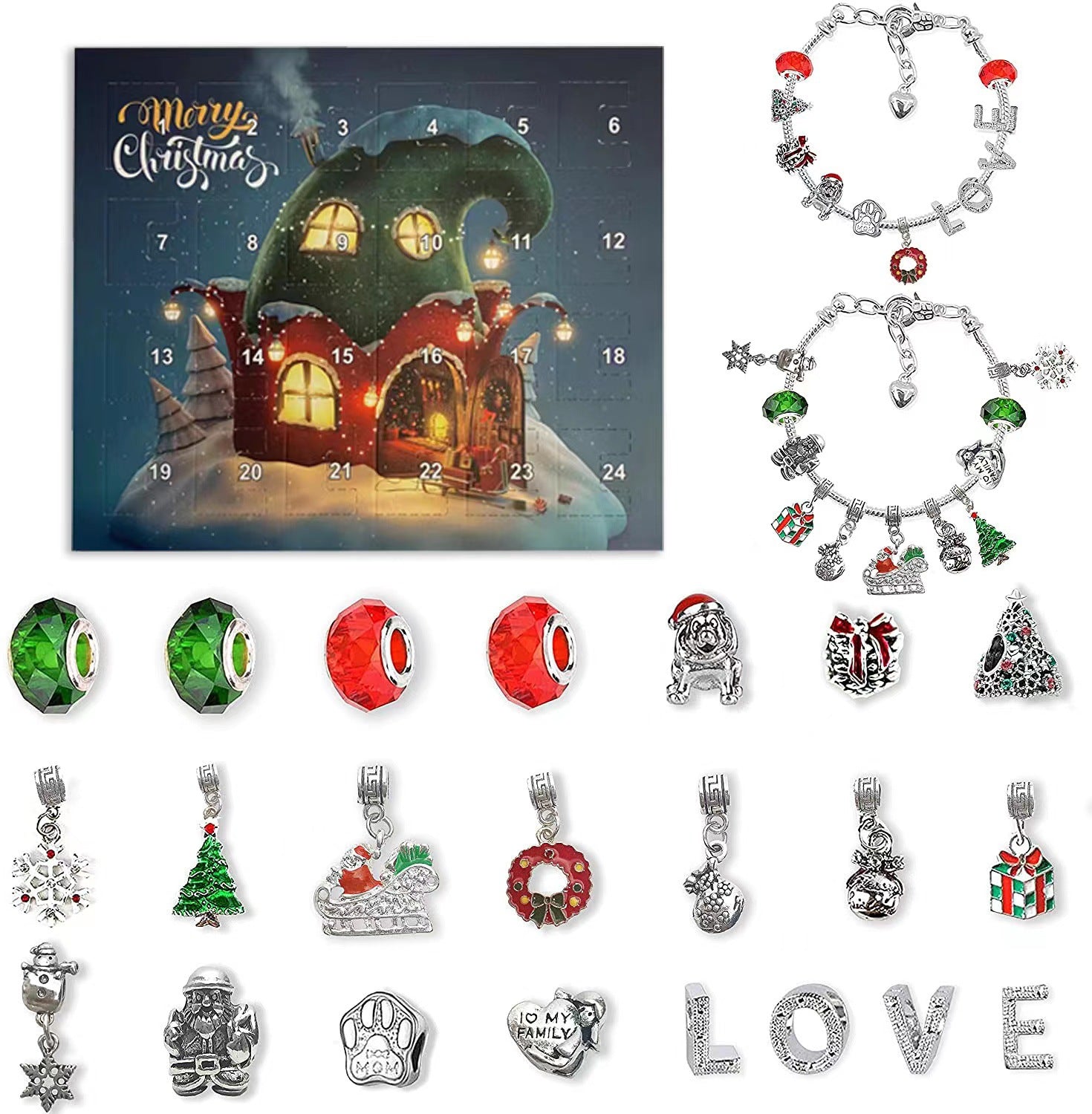 （Pre Order）Christmas DIY Creative Bracelet Set