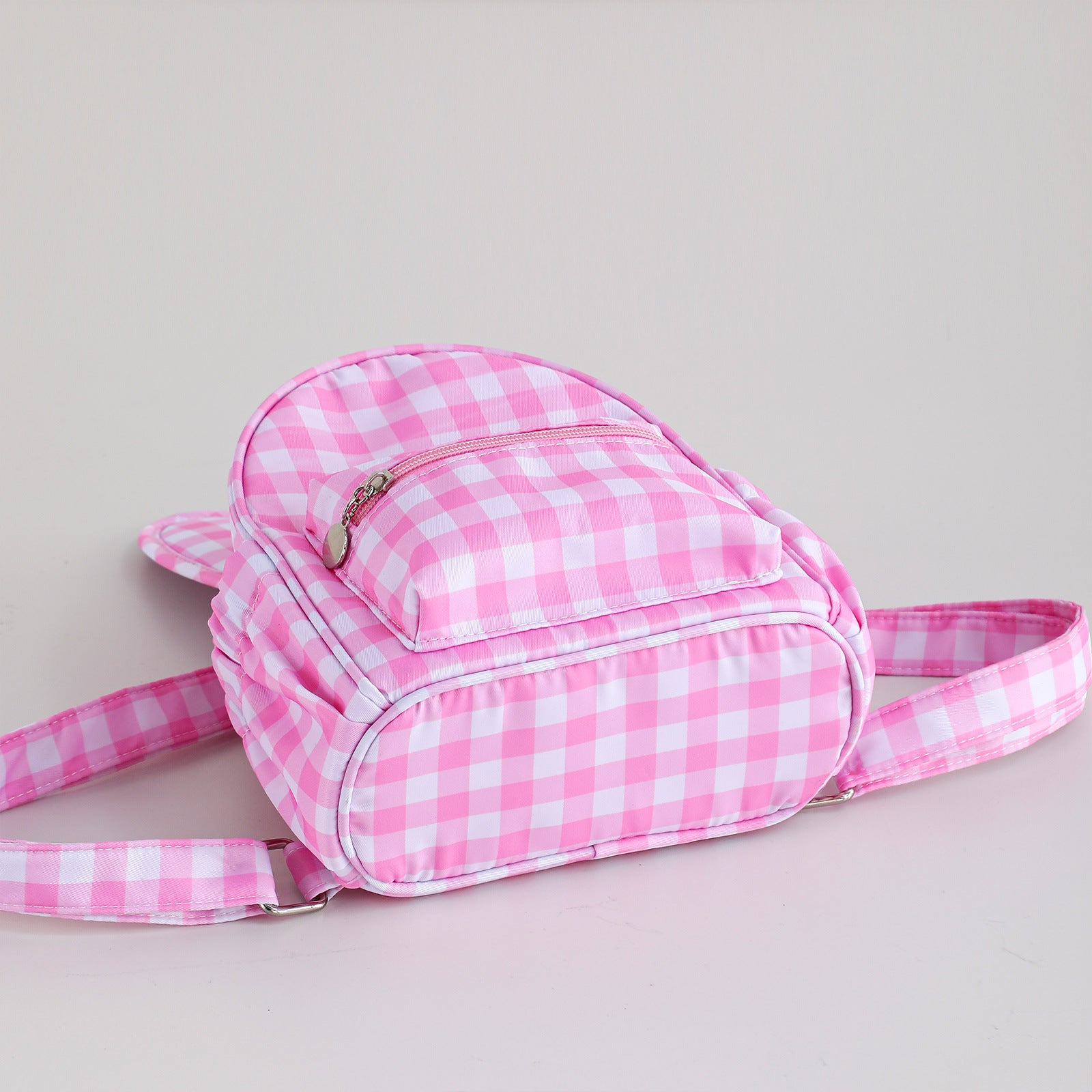 （Pre Order）Kids Easter Bunny Plaid Backpack