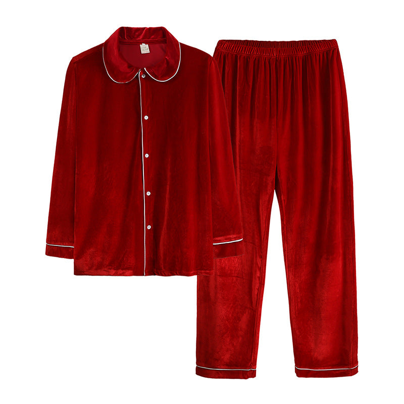 （PRE ORDER）ADULT DADDY MOMMY FAMILY VELVET PAJAMAS SET