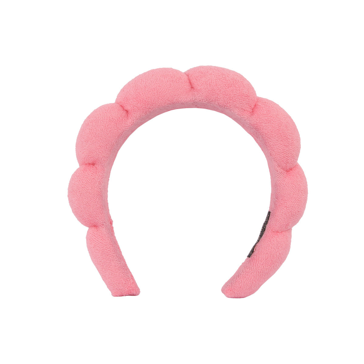 （Pre Order）Sponge Terry Scalloped Headband For Washing Face Makeup