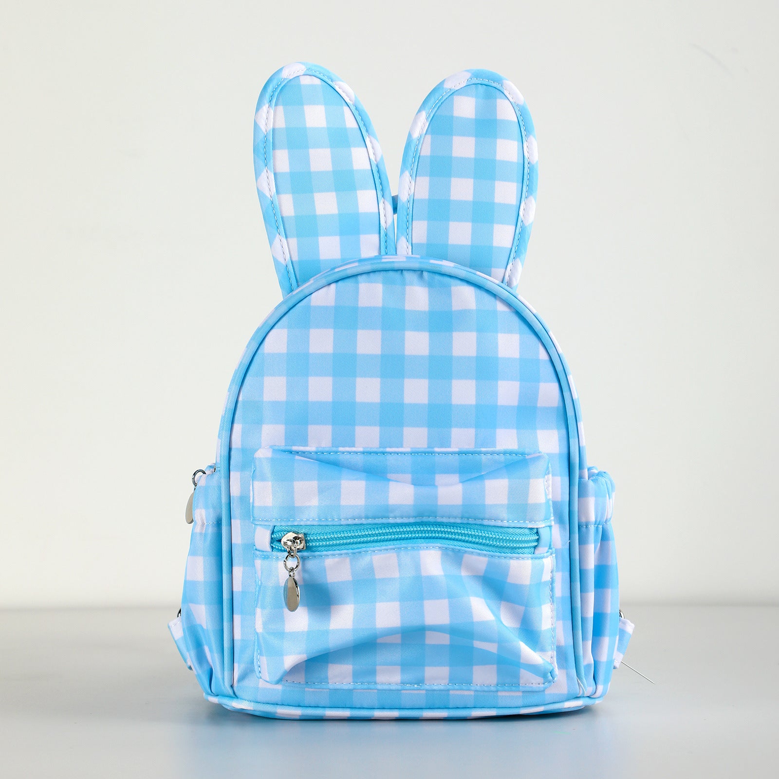 （Pre Order）Kids Easter Bunny Plaid Backpack