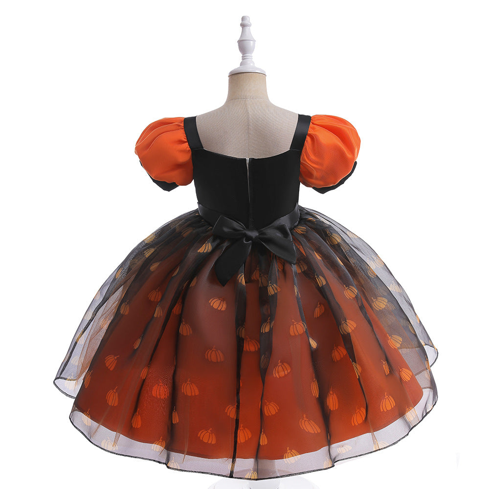 （Pre Order）Girls Halloween Costumes Tulle Dress