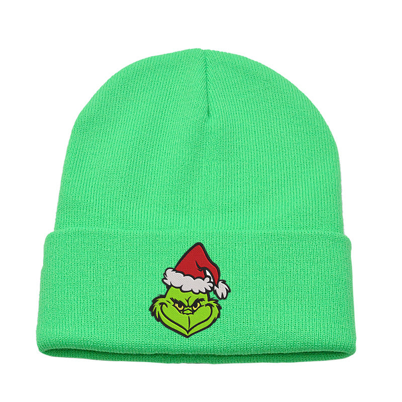 （Pre Order）Adults Christmas Embroidered Knitted Hat