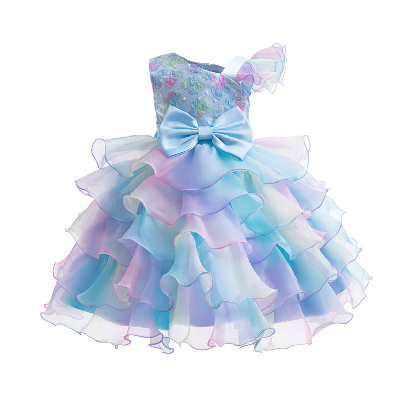 （Pre Order）Girls Easter Bow-tie Fluffy Dress