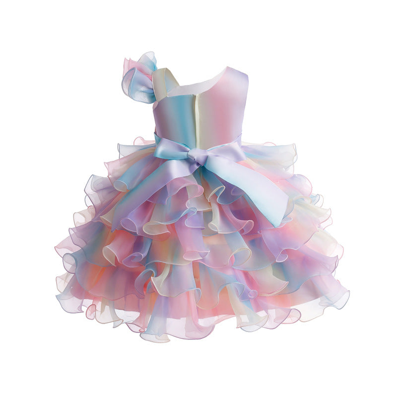 （Pre Order）Girls Easter Bow-tie Fluffy Dress