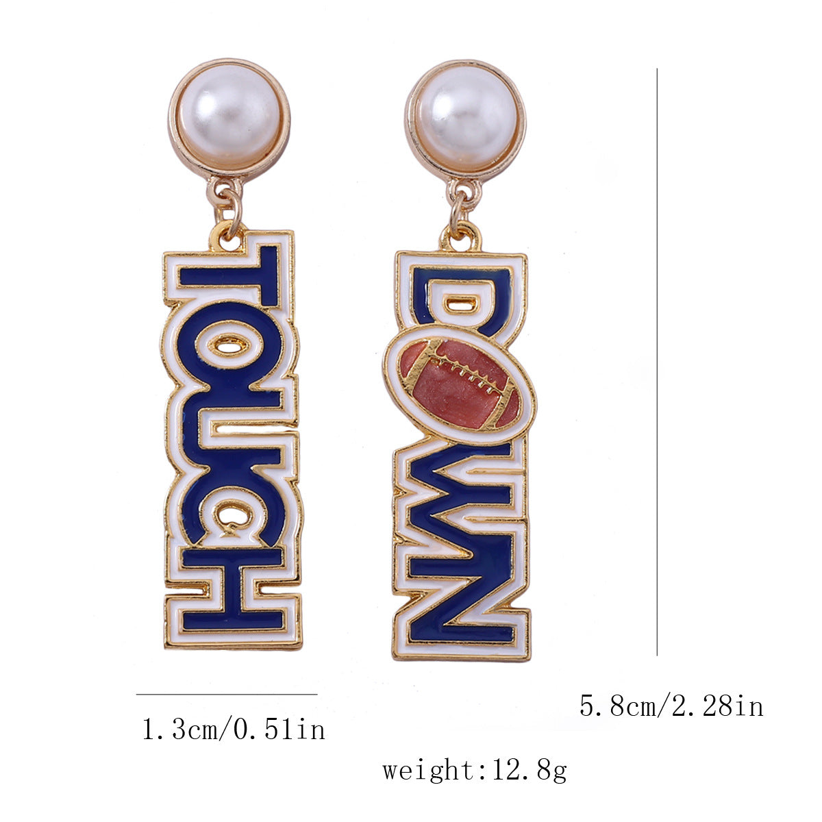 （Pre Order）Football TOUCH DOWN Pearl Earring