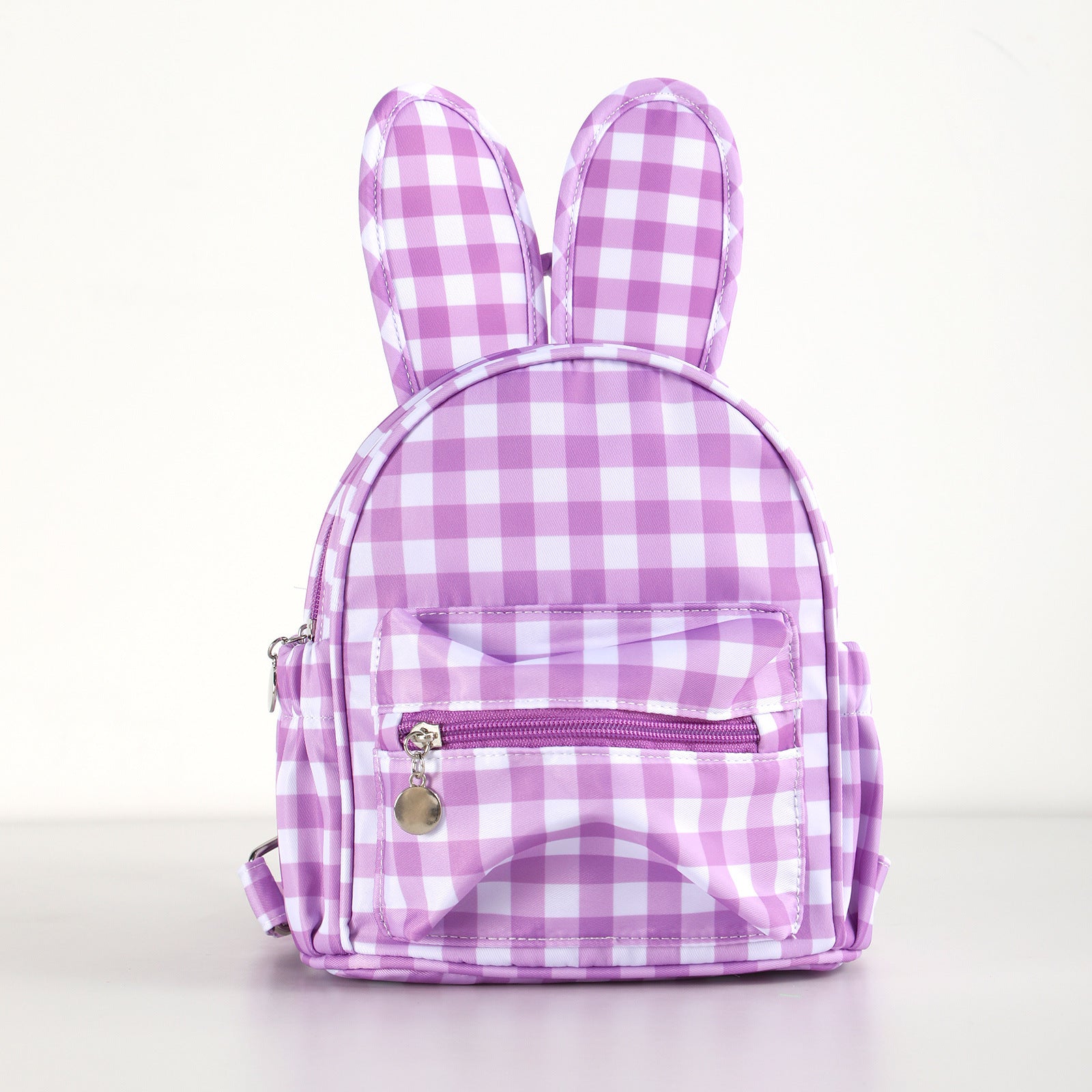 （Pre Order）Kids Easter Bunny Plaid Backpack