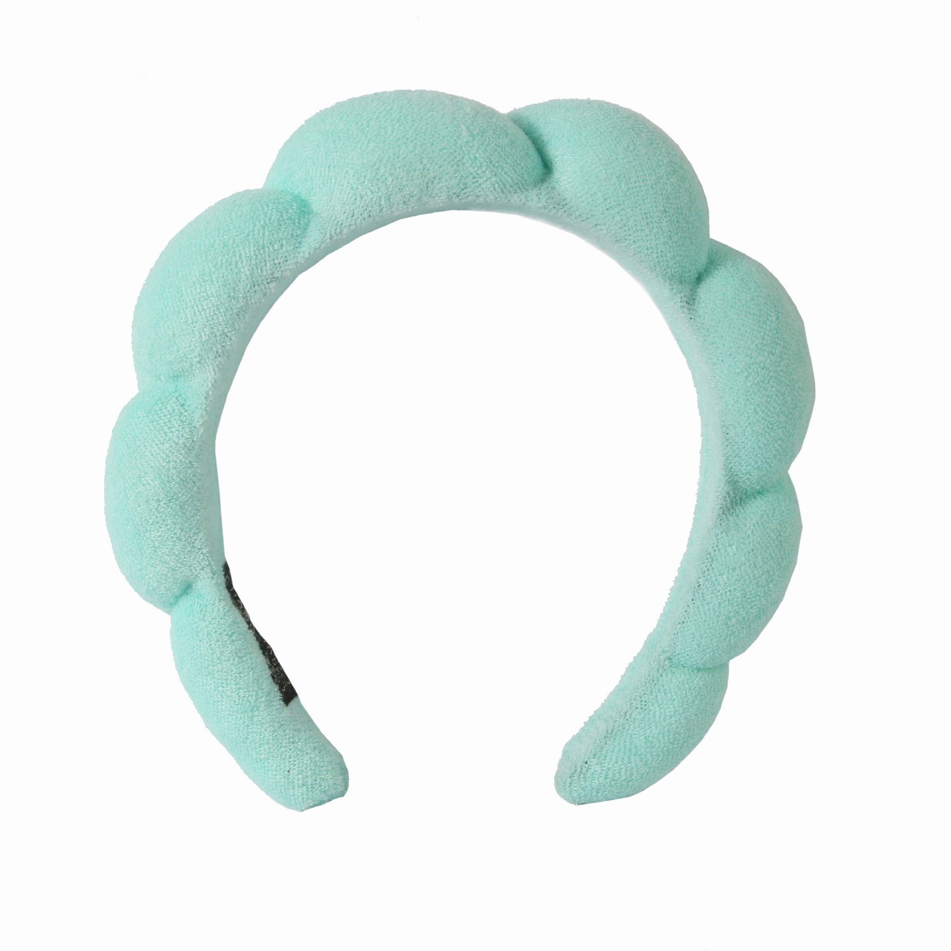 （Pre Order）Sponge Terry Scalloped Headband For Washing Face Makeup