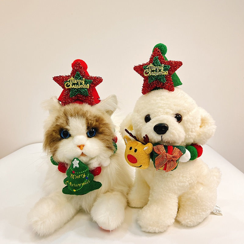 （Pre Order）Christmas Pets Collar and Hat