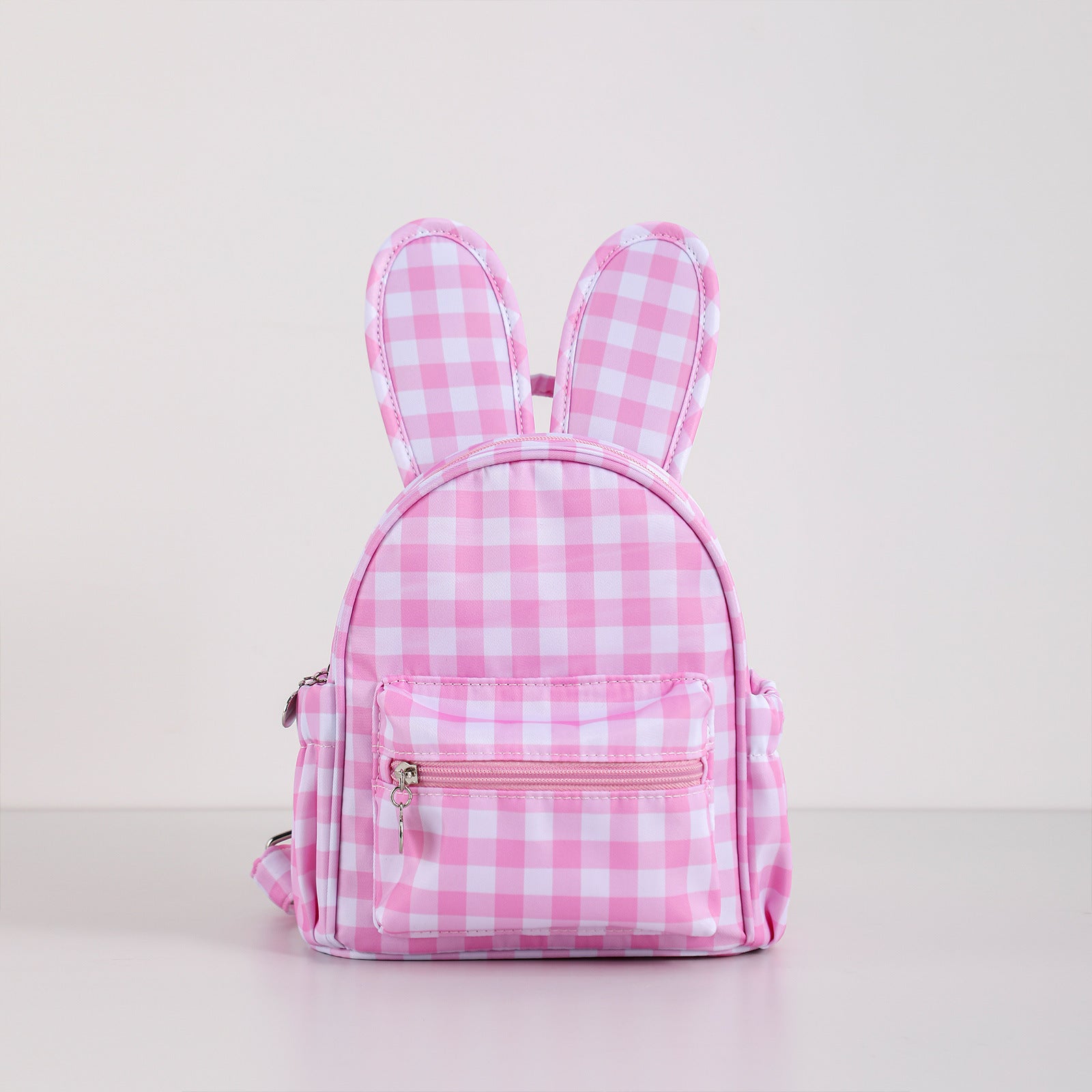 （Pre Order）Kids Easter Bunny Plaid Backpack