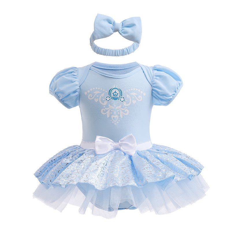 （Pre Order）Baby Girls Princess Romper