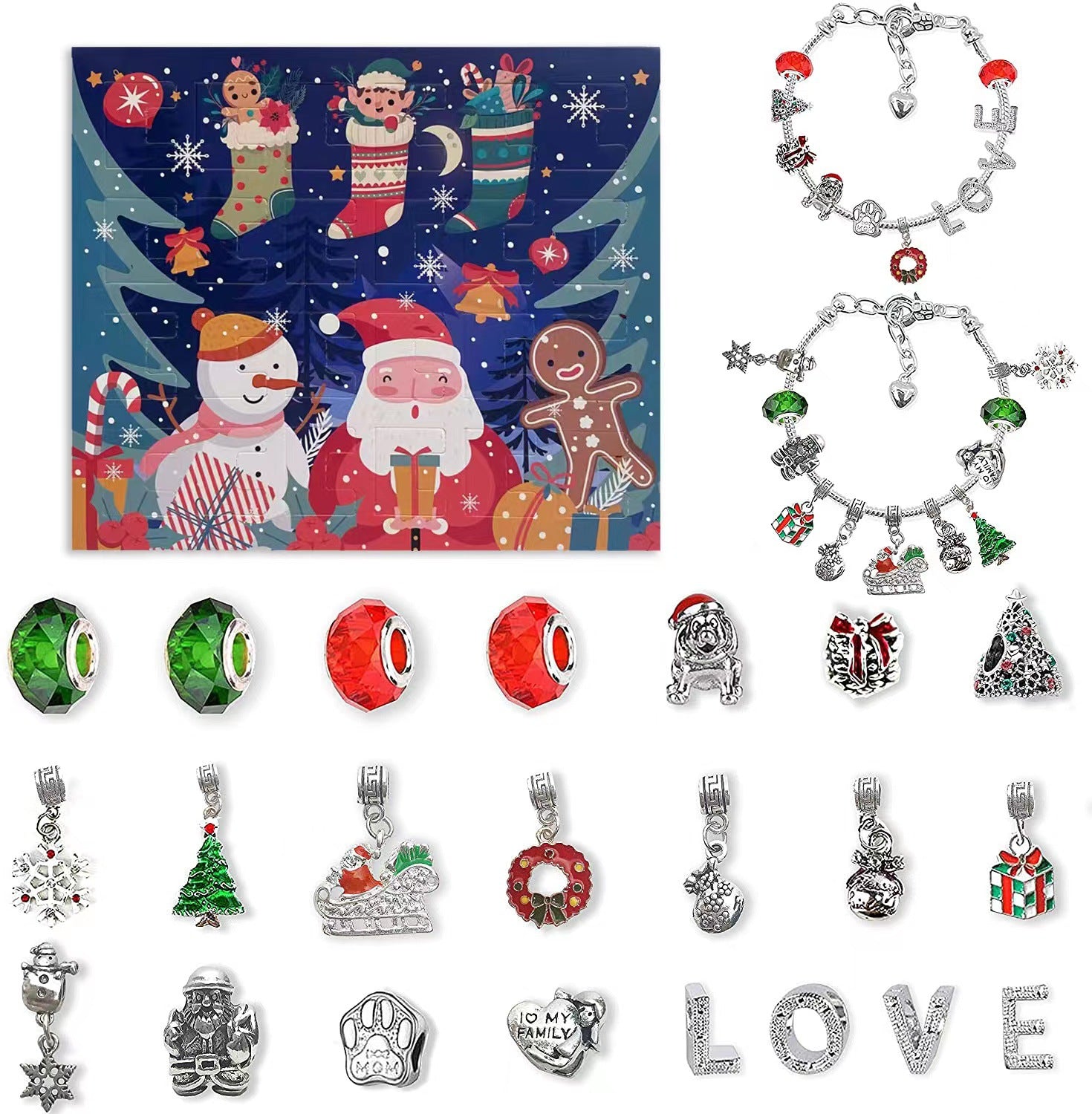 （Pre Order）Christmas DIY Creative Bracelet Set