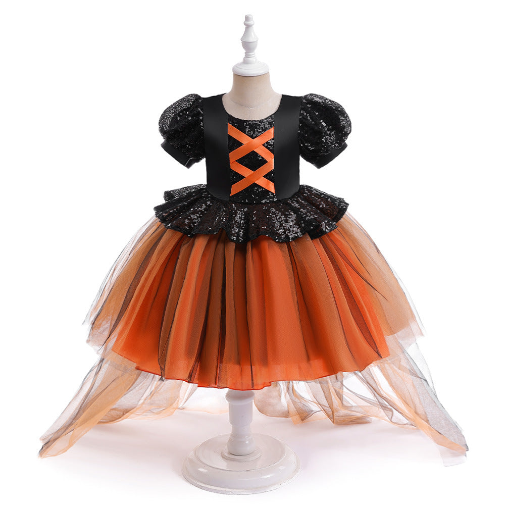 （Pre Order）Girls Halloween Costumes Tulle Dress