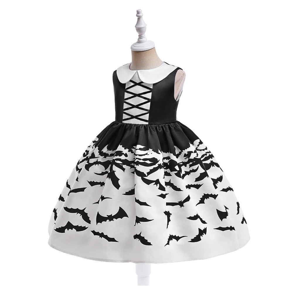 （Pre Order）Girls Halloween Costumes Dress With Bag