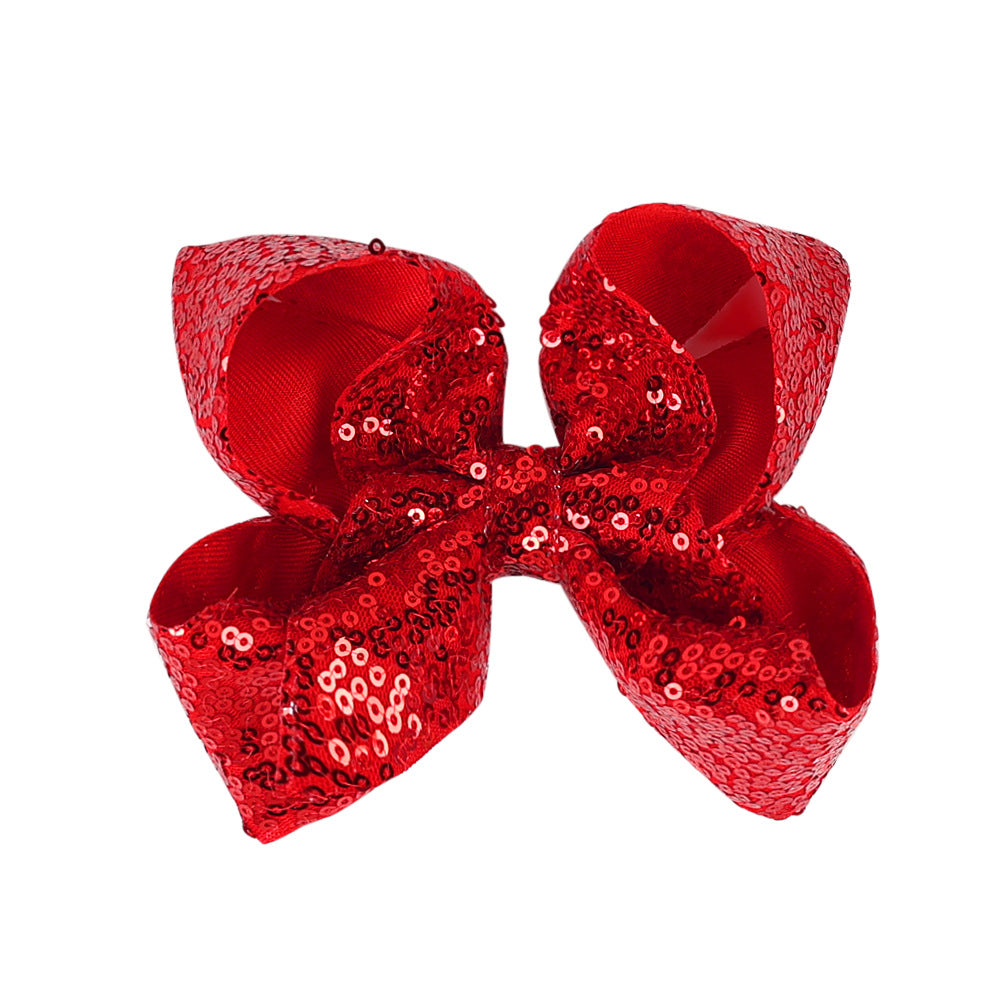 （Pre Order）Girls Sequin Bow Hair Clip