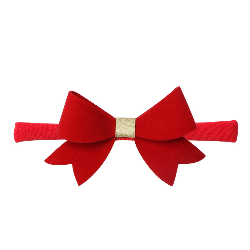 （Pre Order）Baby Girls Christmas Elastic Headband