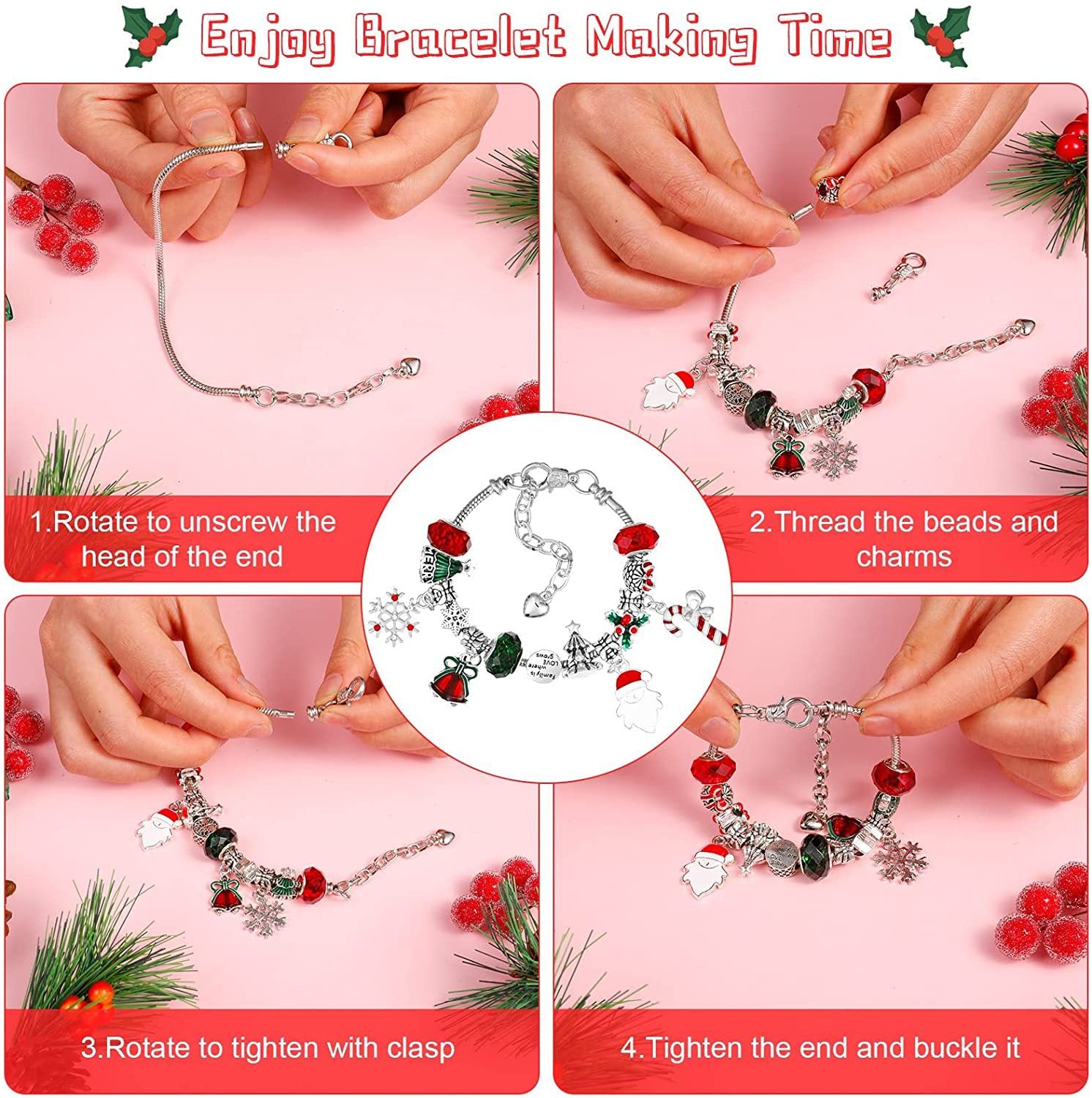 （Pre Order）Christmas DIY Creative Bracelet Set