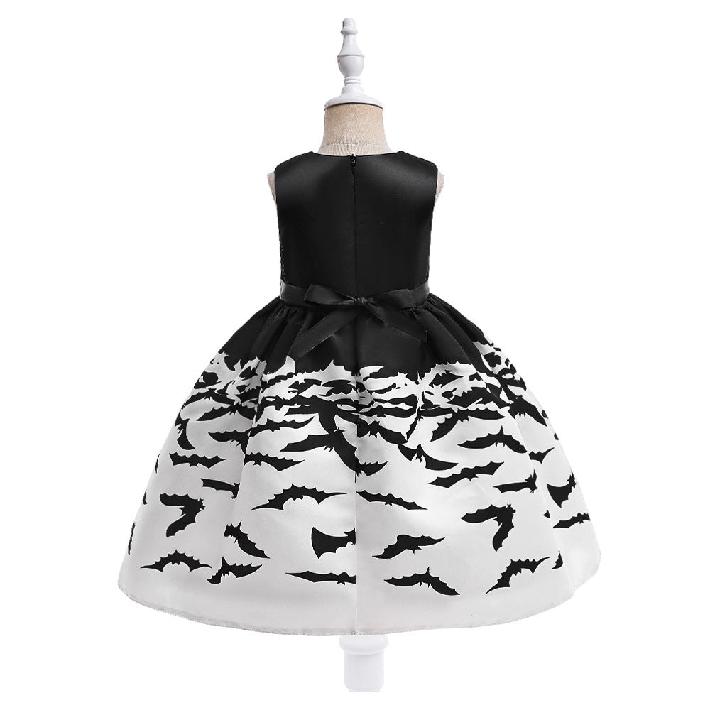 （Pre Order）Girls Halloween Costumes Dress With Bag