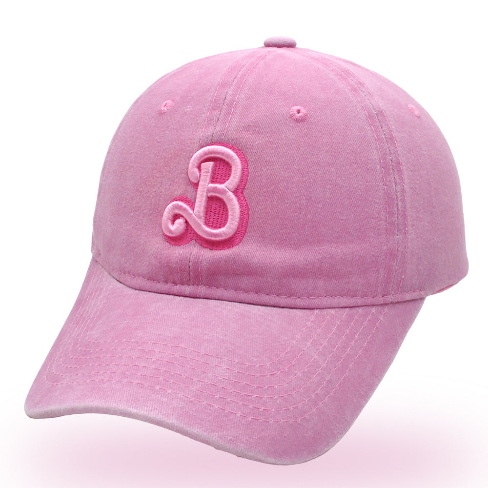 （Pre Order）Adults B letter Embroidered Cap