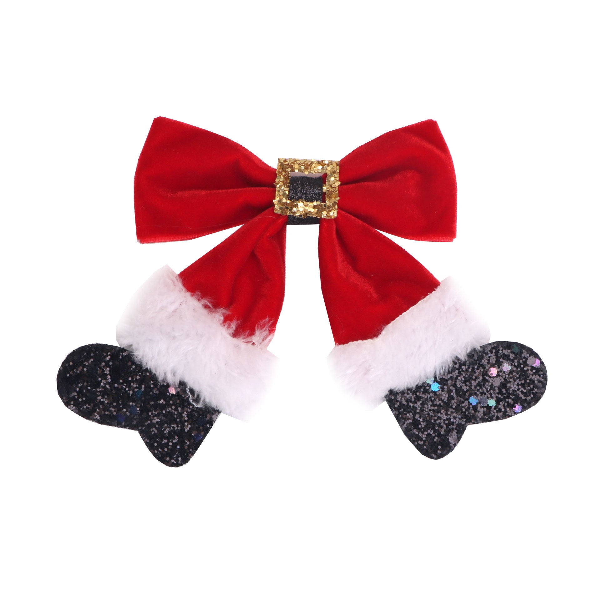 （Pre Order）Girls Christmas Bow Hair Clip