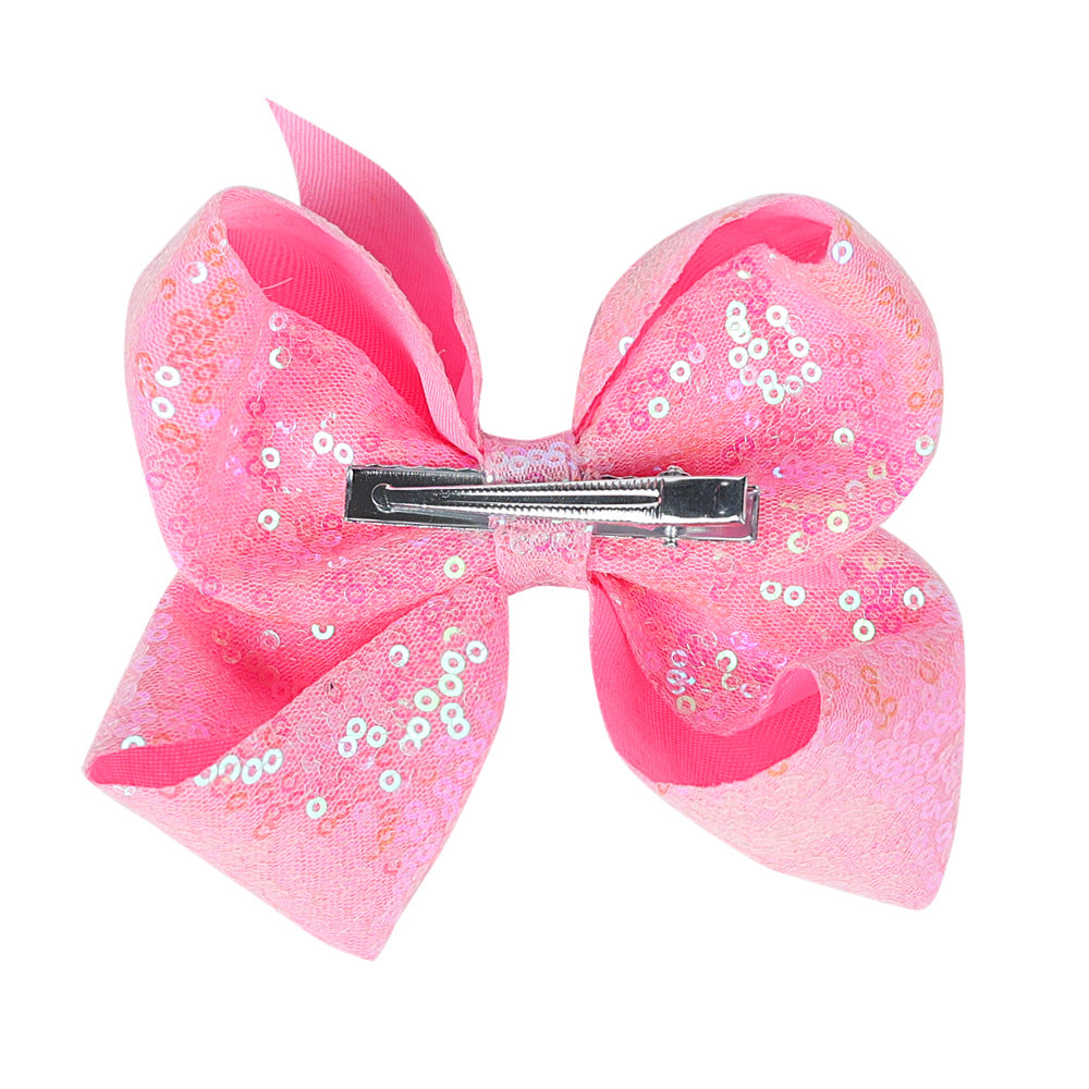 （Pre Order）Girls Sequin Bow Hair Clip