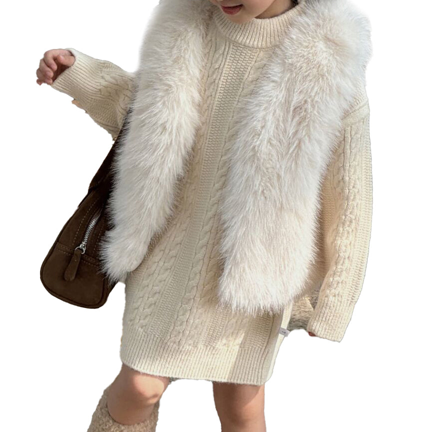 （Pre Order）Kids' Faux Fur Vest