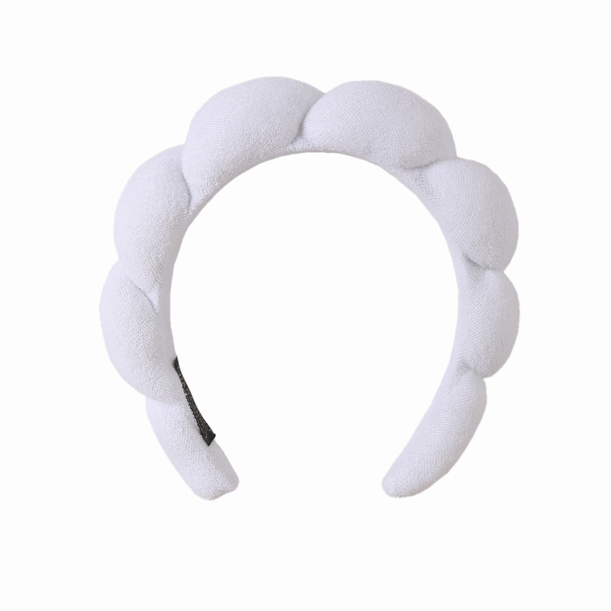 （Pre Order）Sponge Terry Scalloped Headband For Washing Face Makeup