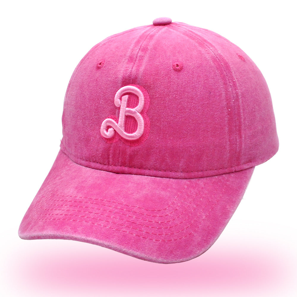 （Pre Order）Adults B letter Embroidered Cap