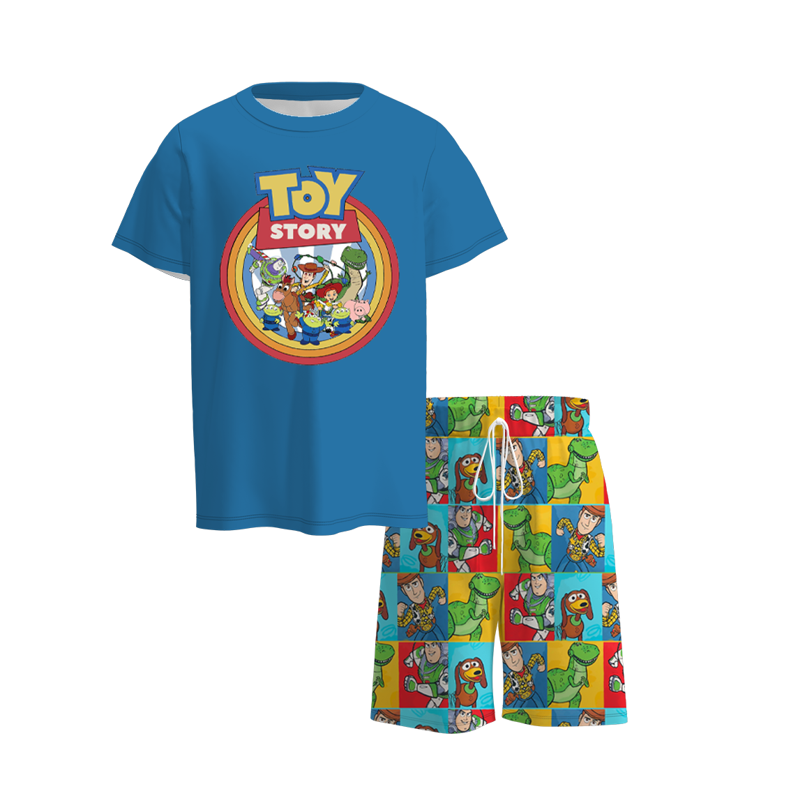 （Pre Order）Boys Summer Toy Story Print Short Set