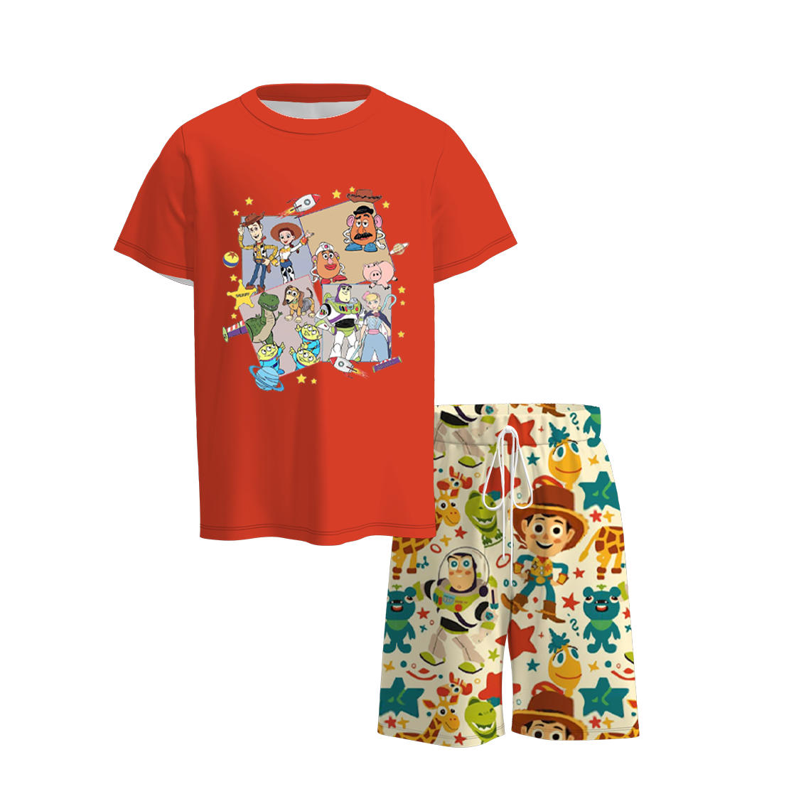 （Pre Order）Boys Summer Toy Story Print Short Set