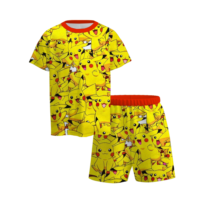 （Pre Order）Boys Spring and Summer Cartoon Print Pajamas