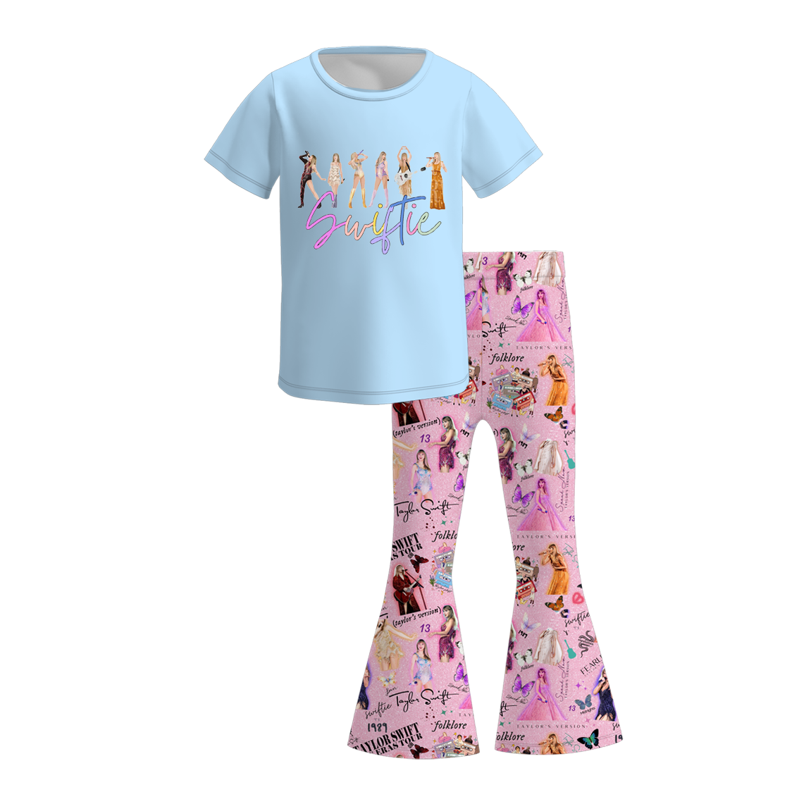 （Pre Order）Girls TS Print Outfit Set