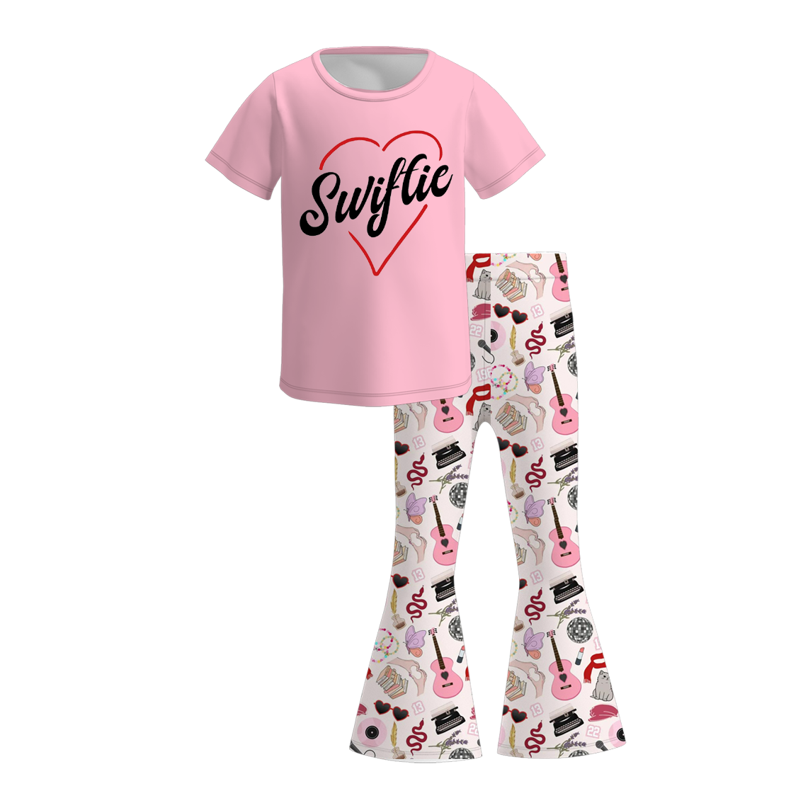 （Pre Order）Girls TS Print Outfit Set