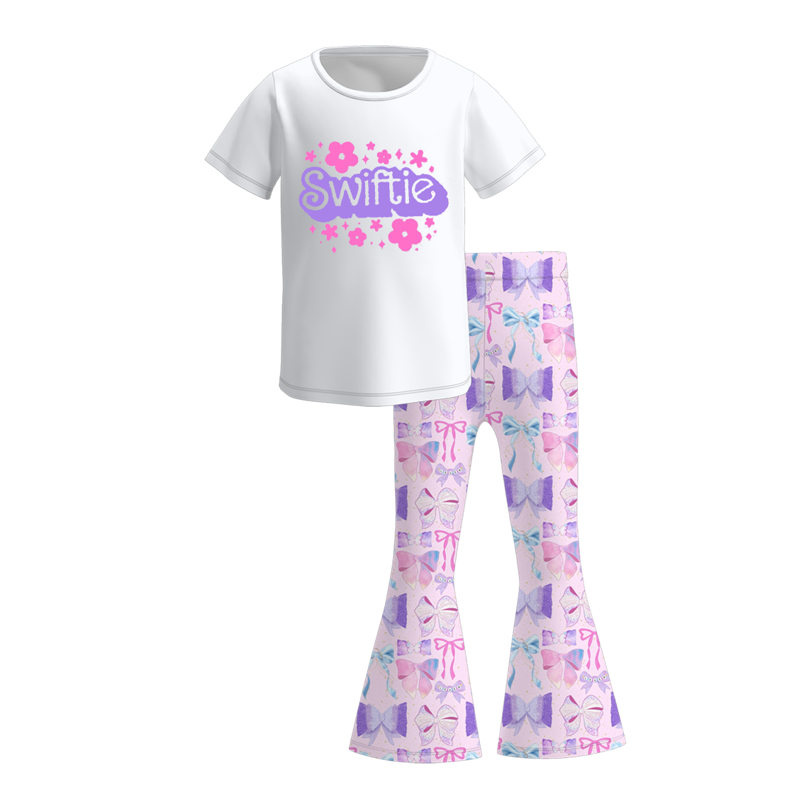 （Pre Order）Girls TS Print Outfit Set