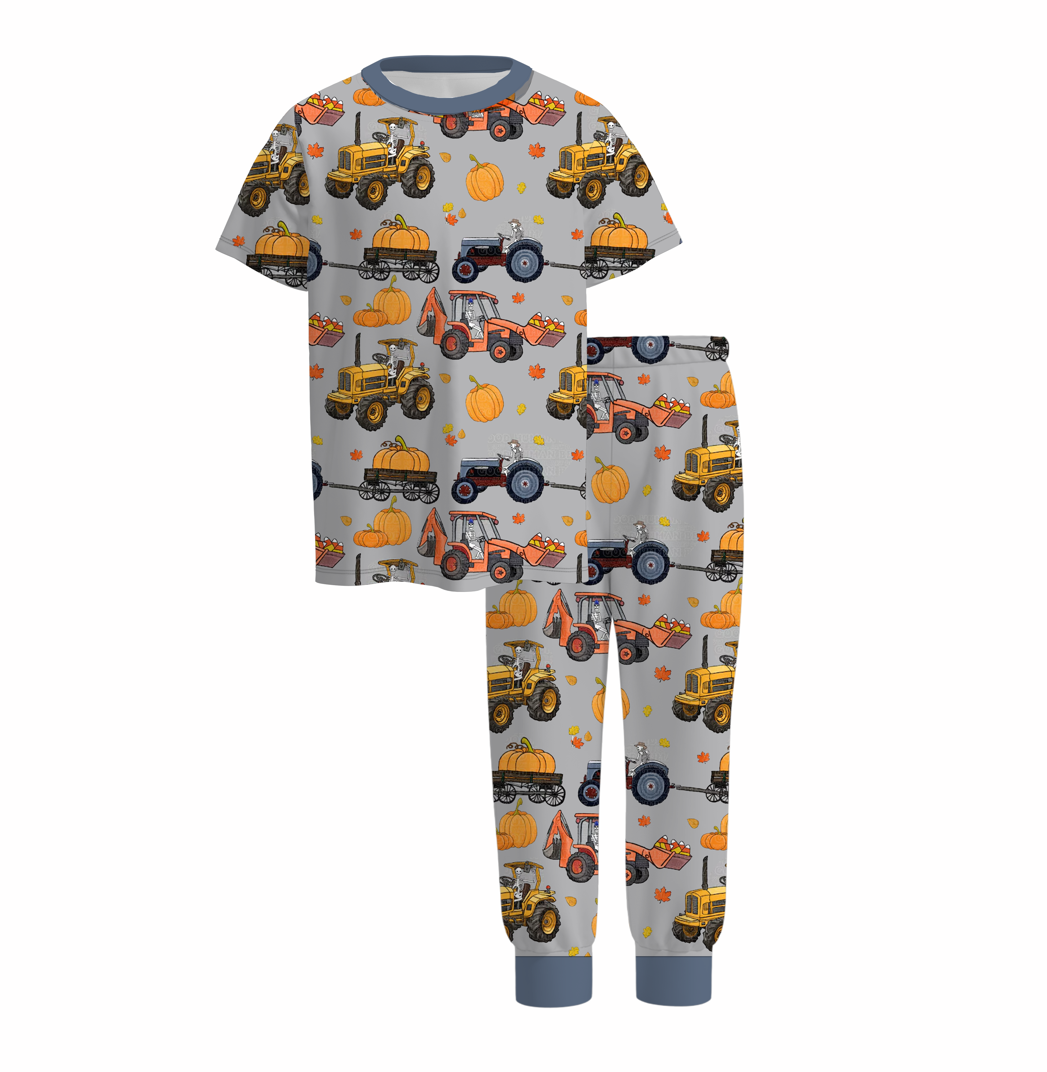 （Pre Order）Boys Halloween Cartoon Print Pajamas