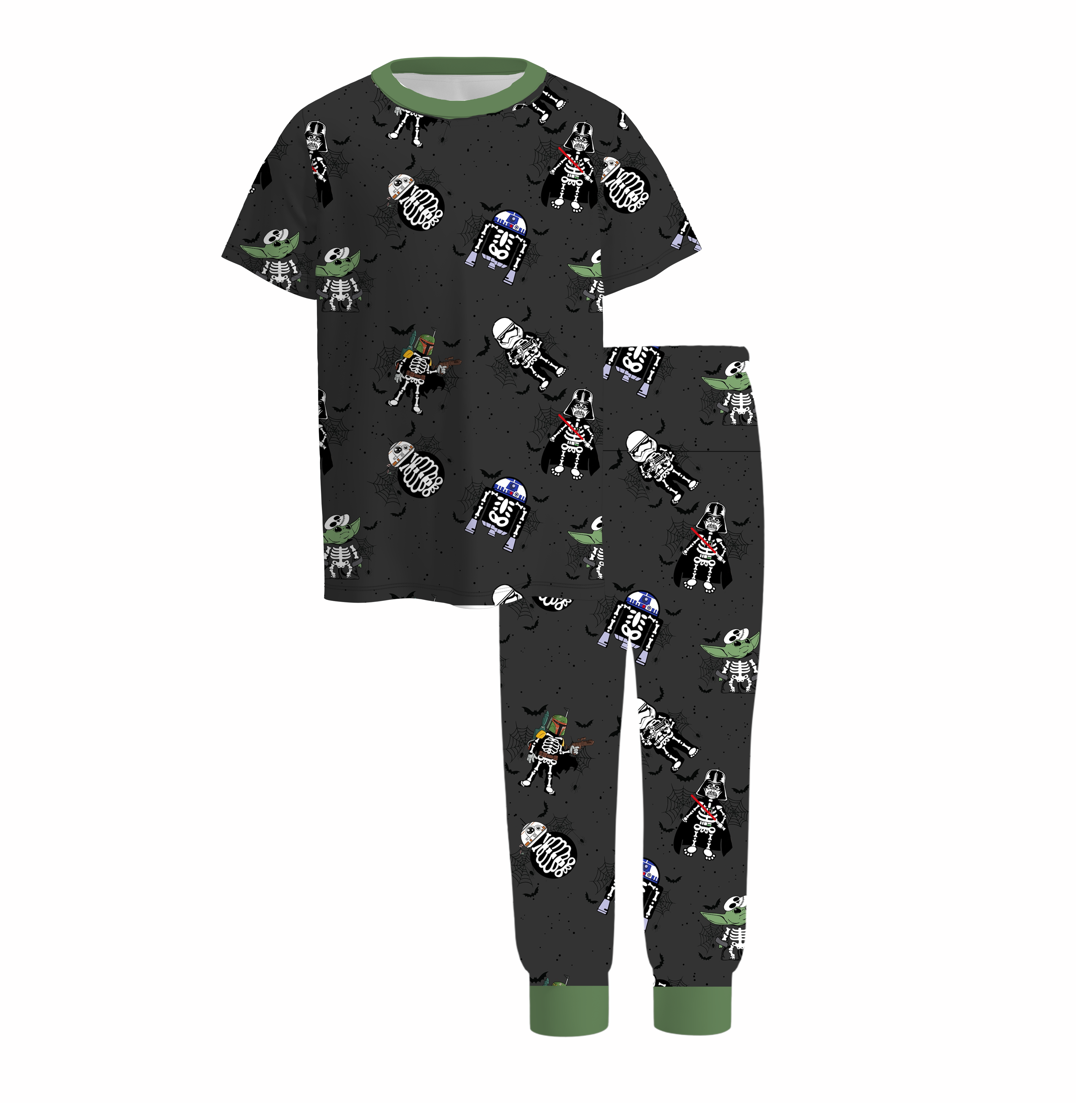 （Pre Order）Boys Halloween Cartoon Print Pajamas