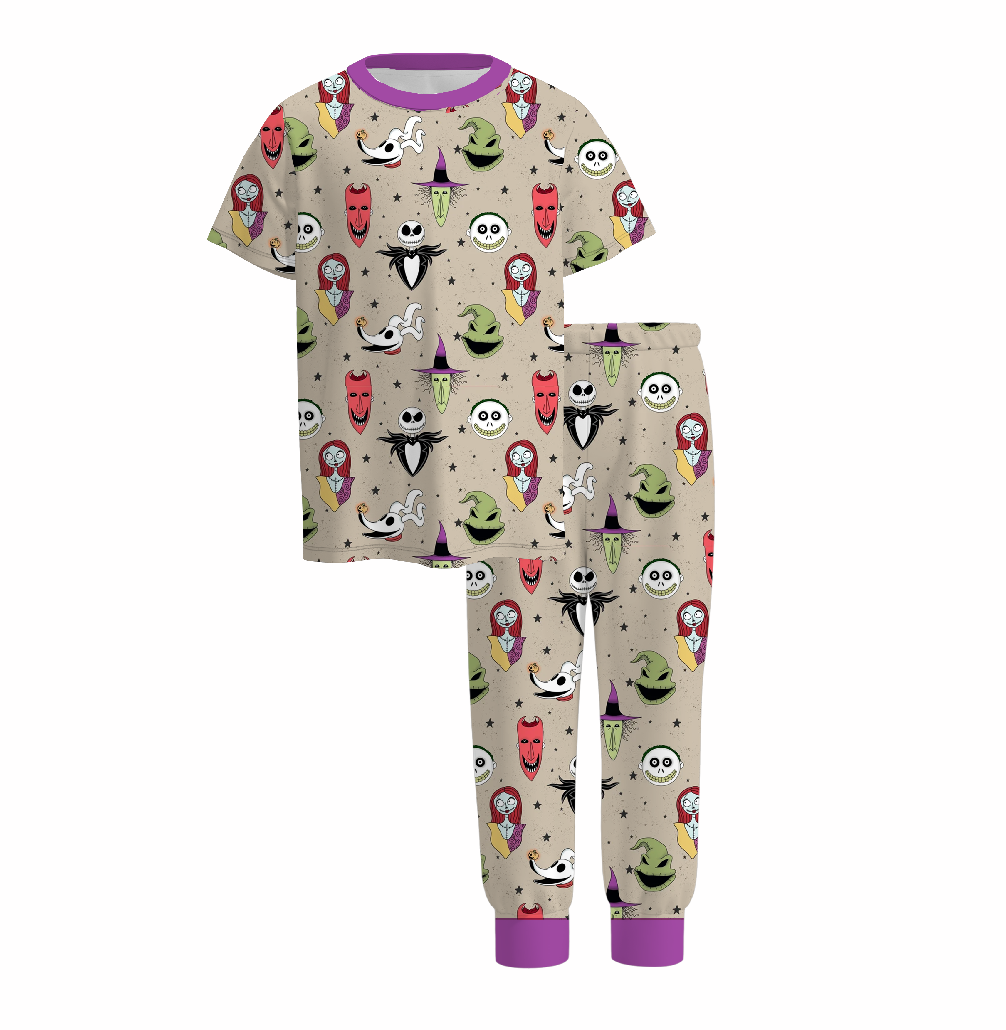 （Pre Order）Boys Halloween Cartoon Print Pajamas